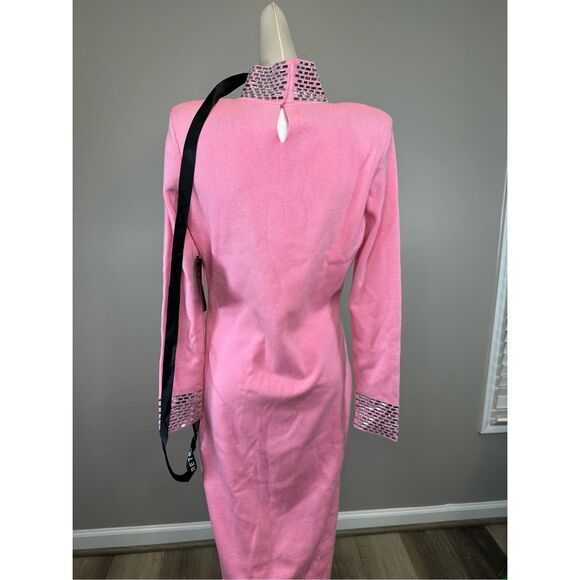 NWT RETROFETE MONROE EMBELLISHED KNIT DRESS SIZE L $548 - Picture 6 of 10